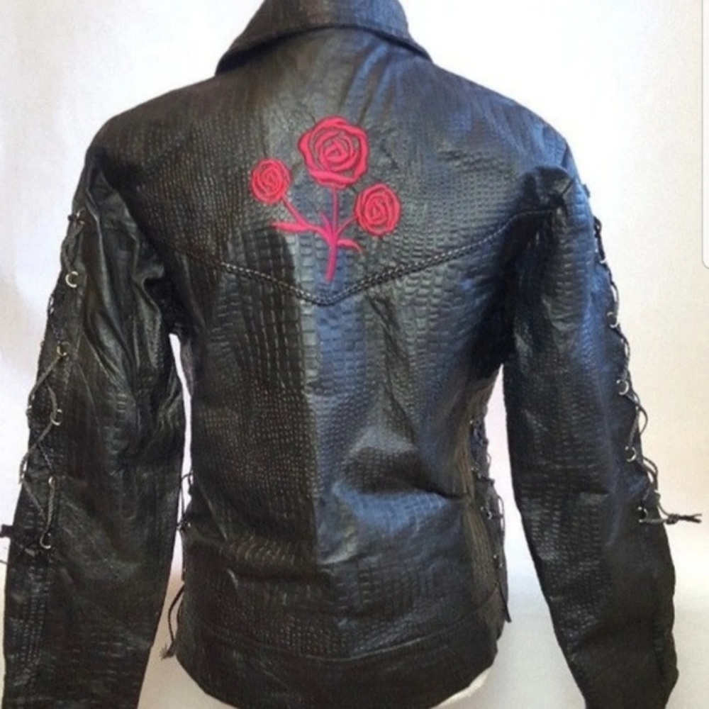 Genuine Buffalo Leather Moto Jacket